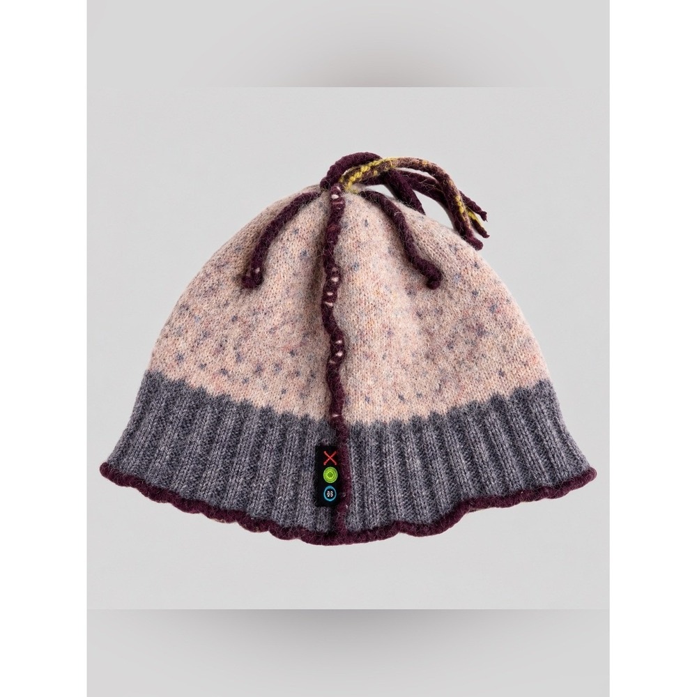 Bohemian Fleece Beanie Hat Festival Hippie Fairy Grunge